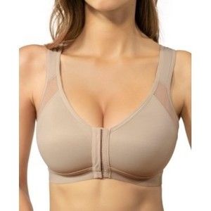 Leonisa Posture Corrector Bra Nude, Front Closure, Wireless, 42DD